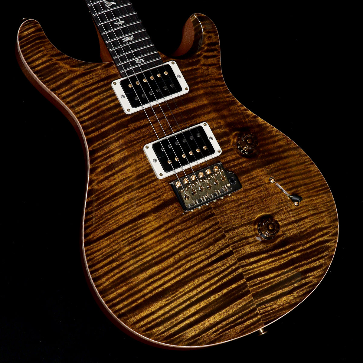 [SN 24 0377390] USED Paul Reed Smith (PRS) / 2023 Custom 24 10Top Yellow Tiger Pattern Thin Neck [05]