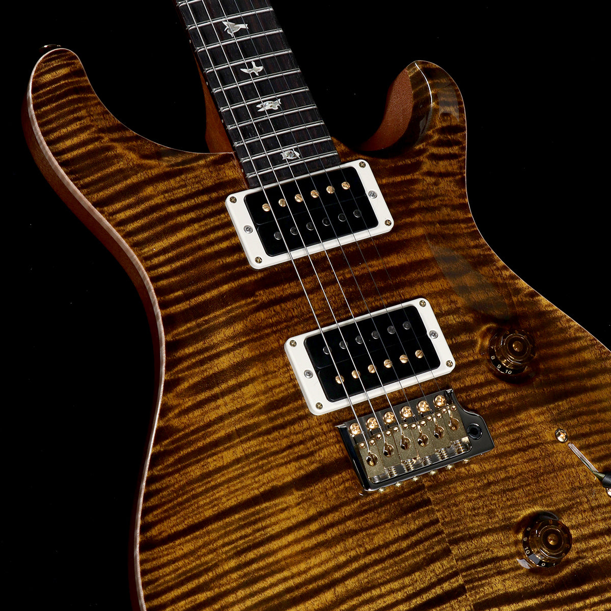 [SN 24 0377390] USED Paul Reed Smith (PRS) / 2023 Custom 24 10Top Yellow Tiger Pattern Thin Neck [05]