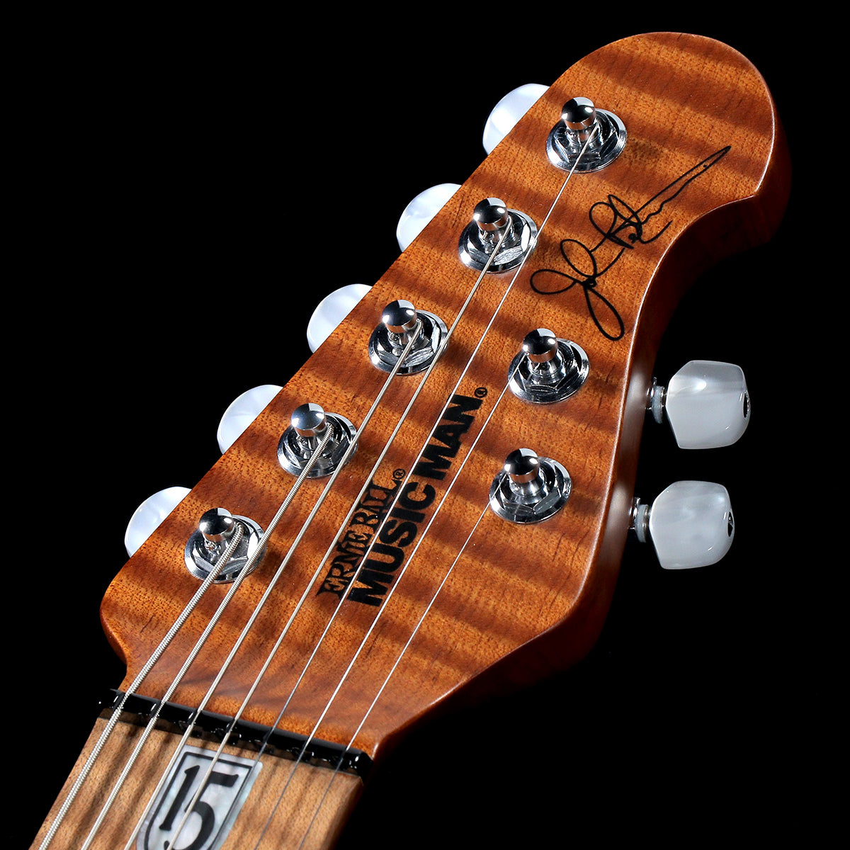 [SN K02725] Music Man / John Petrucci Signature JP15-7 M Tiger Eye 7-Strings Roasted Maple Top(Weight:3.48kg) [05]