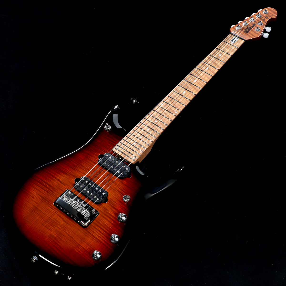 [SN K02725] Music Man / John Petrucci Signature JP15-7 M Tiger Eye 7-Strings Roasted Maple Top(Weight:3.48kg) [05]