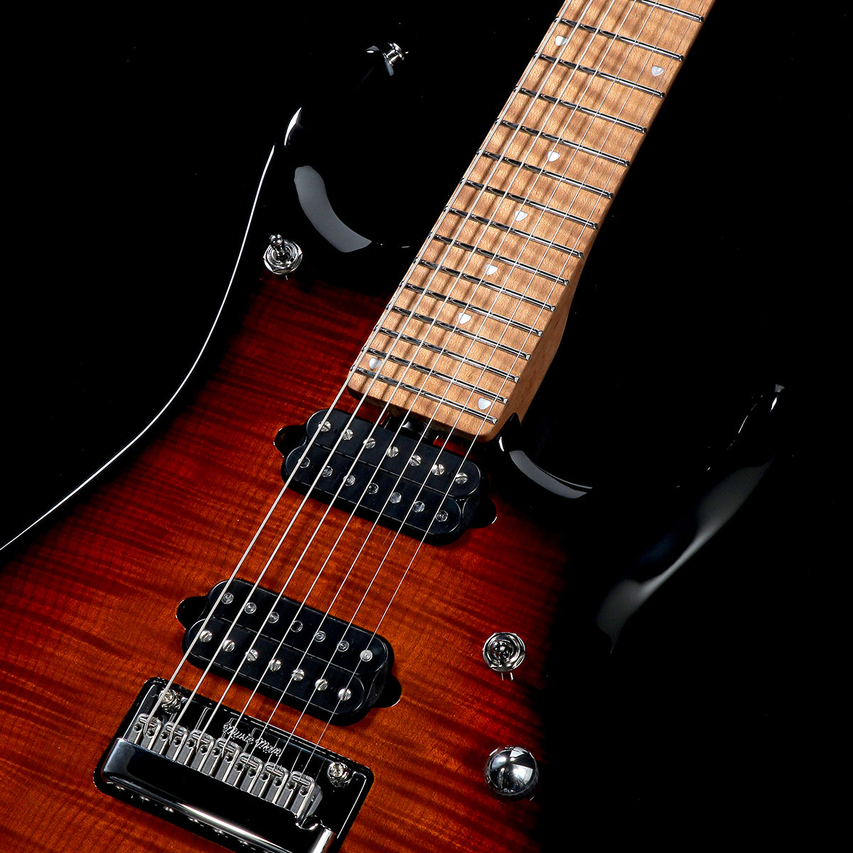 [SN K02725] Music Man / John Petrucci Signature JP15-7 M Tiger Eye 7-Strings Roasted Maple Top(Weight:3.48kg) [05]