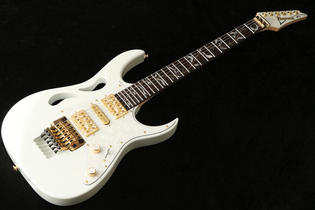 [SN F2419378] Ibanez / Steve Vai Signature model PIA3761-SLW(Stallion White) [03]