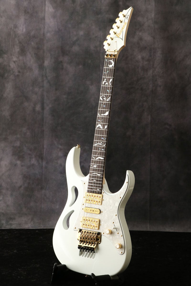 [SN F2419378] Ibanez / Steve Vai Signature model PIA3761-SLW(Stallion White) [03]