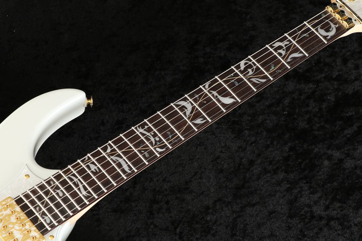 [SN F2419378] Ibanez / Steve Vai Signature model PIA3761-SLW(Stallion White) [03]