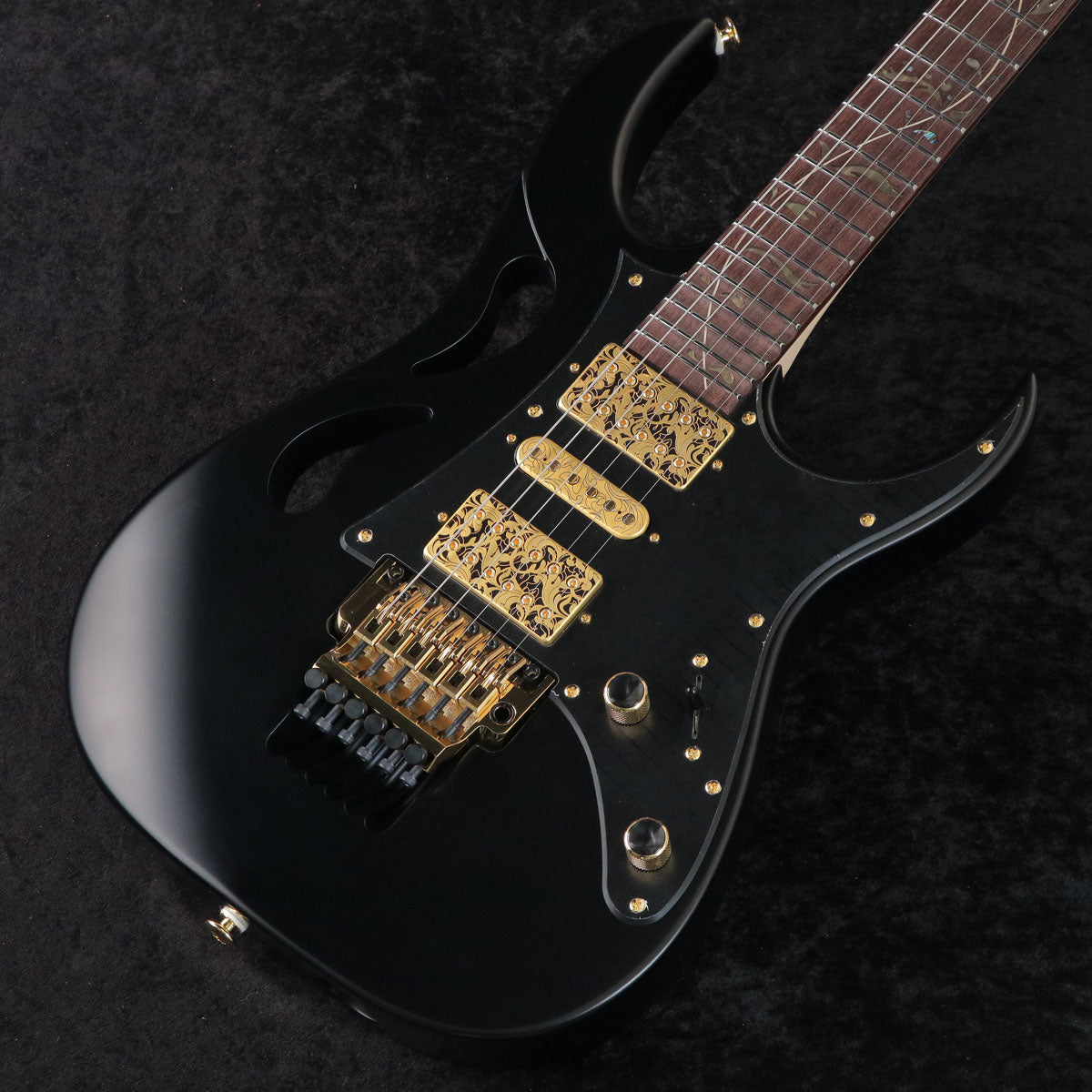 [SN F2516285] Ibanez / "Paradise in Art" Steve Vai signature PIA3761 Onyx Black Ibanez [03]
