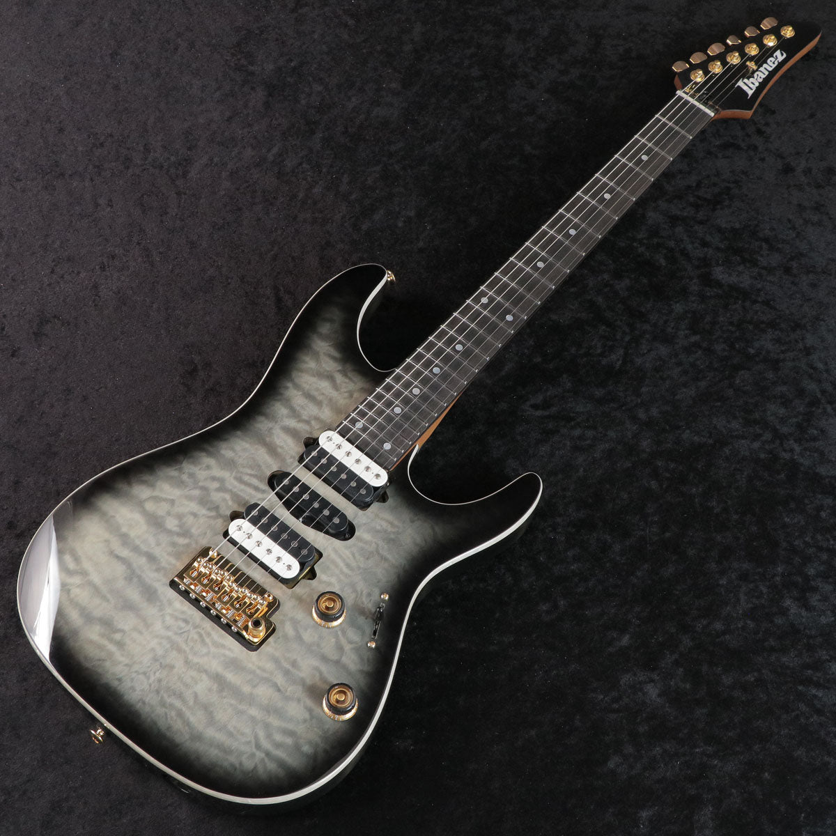 [SN I240907230] Ibanez / Premium Series AZ47P1QM-BIB Black Ice Burst [03]