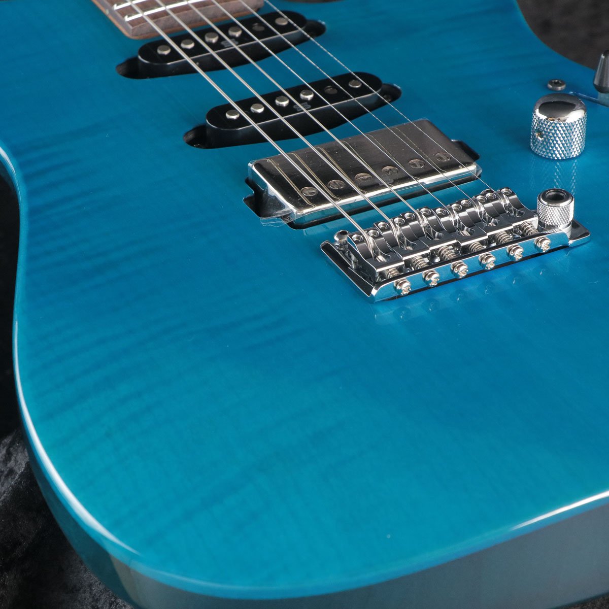 [SN F2512460] Ibanez / Martin Miller New Signature Model in AZ-N MMN1 Transparent Aqua Blue Ibanez [Made in Japan] [03]