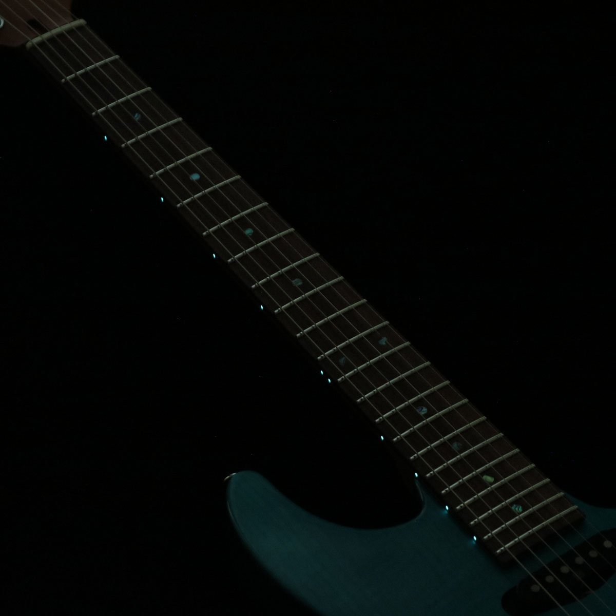 [SN F2512460] Ibanez / Martin Miller New Signature Model in AZ-N MMN1 Transparent Aqua Blue Ibanez [Made in Japan] [03]