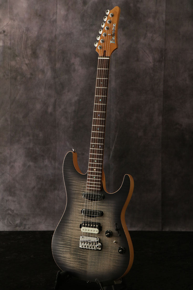 [SN F2410894] Ibanez / Prestige Tom Quayle Signature Model TQM2-CUF (Charcoal Black Burst Flat) Ibanez [03]