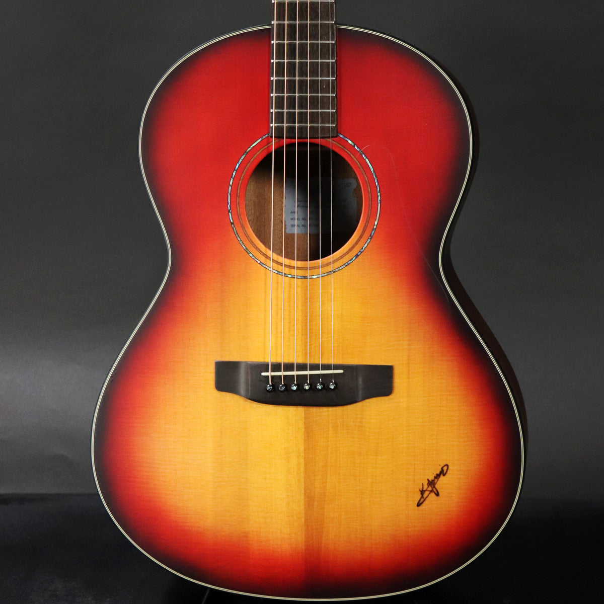 [SN 93598] K.Yairi / Angel Series RF-65 Red Burst [11]