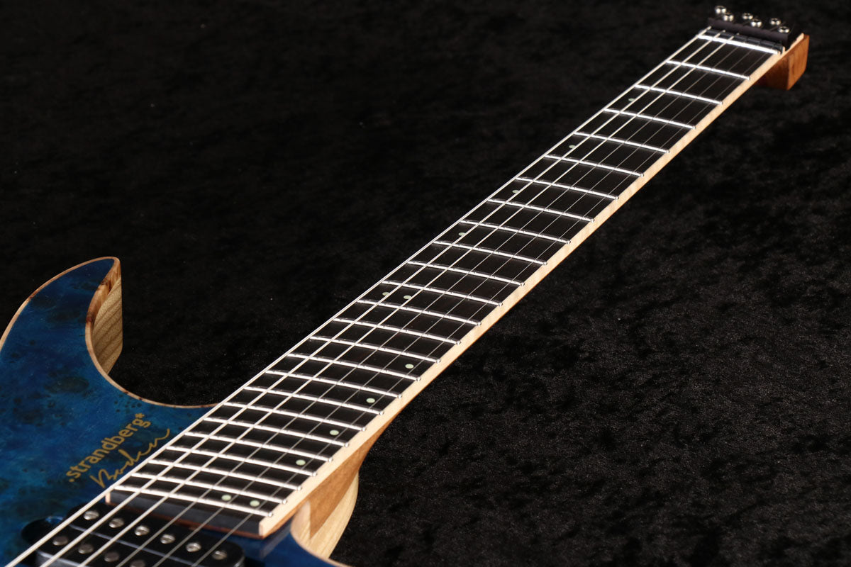 Strandberg deals left handed