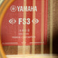[SN ILJ281615] YAMAHA / Red Label Series FS3 Vintage Natural [10]
