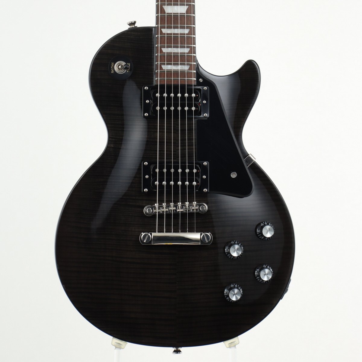 [SN 14061510305] USED Epiphone / Les Paul Classic T Trans Black [11]