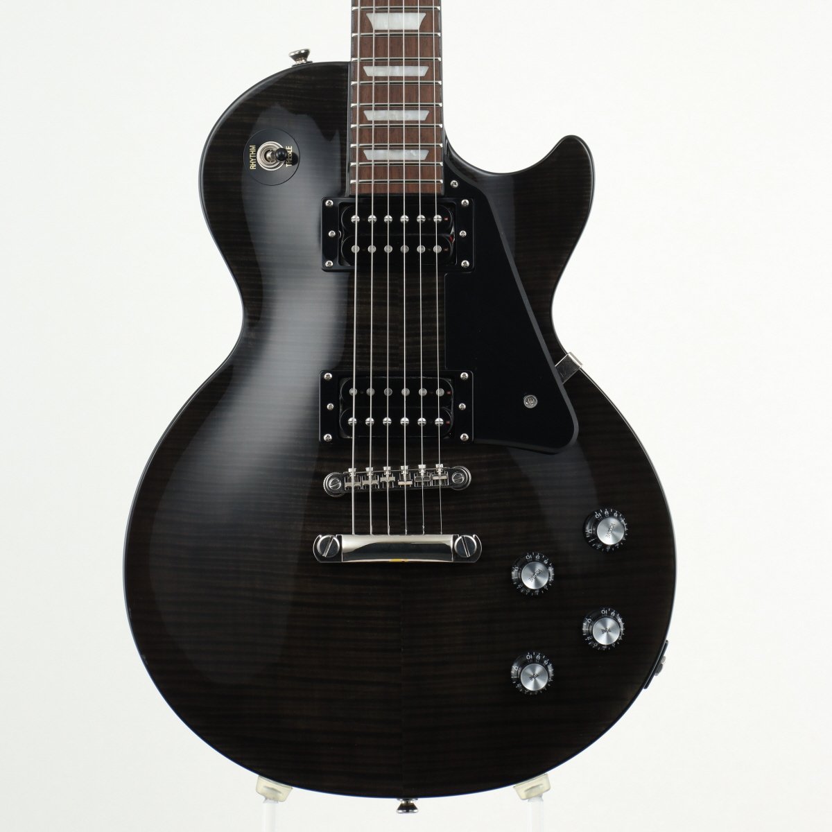 [SN 14061510305] USED Epiphone / Les Paul Classic T Trans Black [11]