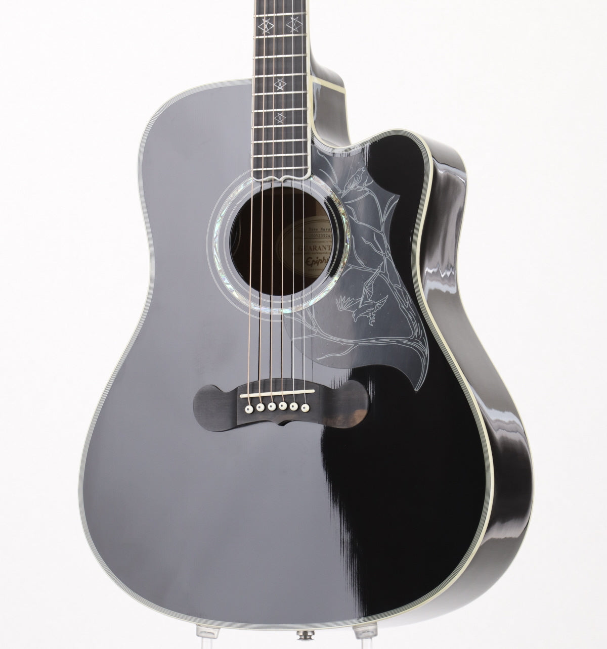 [SN 1005235244] USED EPIPHONE / Dave Navarro Jane Acoustic/Electric Ebony [Dave Navarro model] Epiphone Eleaco [08]