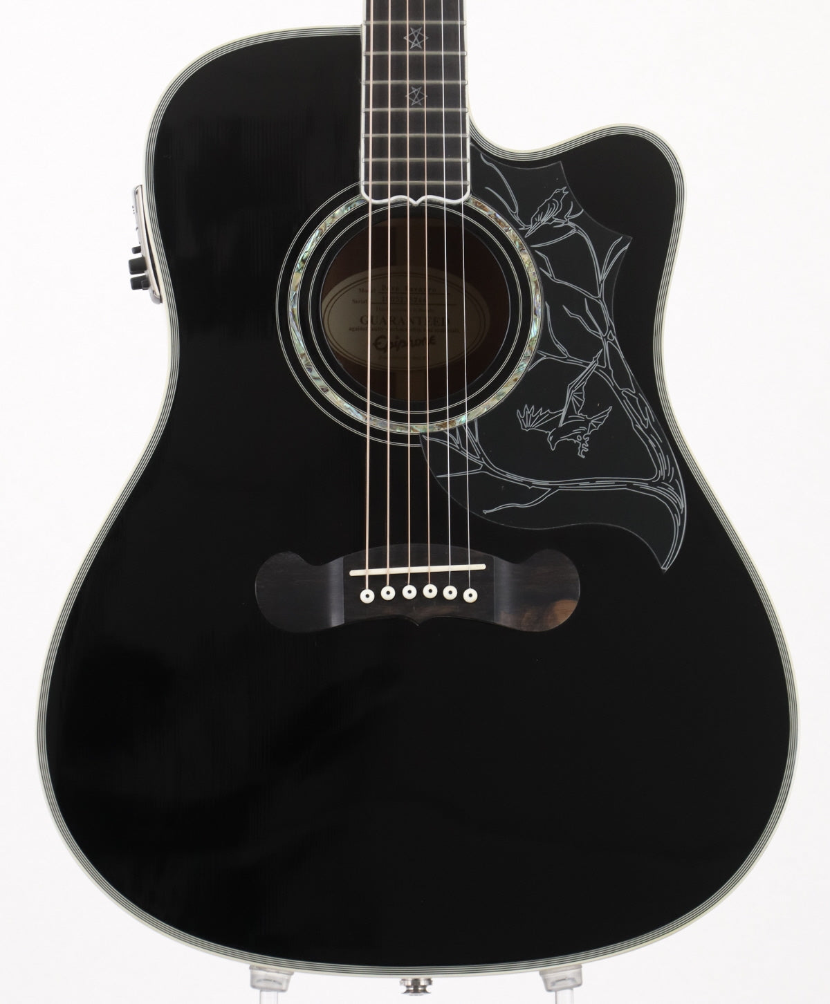 [SN 1005235244] USED EPIPHONE / Dave Navarro Jane Acoustic/Electric Ebony [Dave Navarro model] Epiphone Eleaco [08]