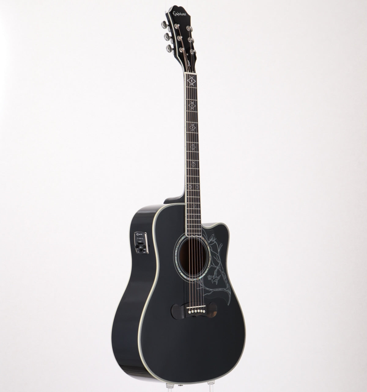 [SN 1005235244] USED EPIPHONE / Dave Navarro Jane Acoustic/Electric Ebony [Dave Navarro model] Epiphone Eleaco [08]