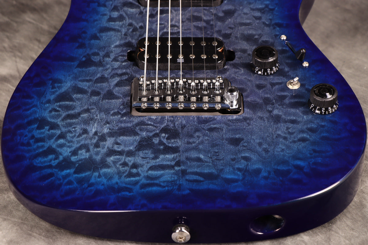 [SN I230310607] Ibanez / Premium Series AZ427P2QM-TUB (Twilight Blue Burst) [7-string model][S/N I230310607][B-class outlet special price]. [80]