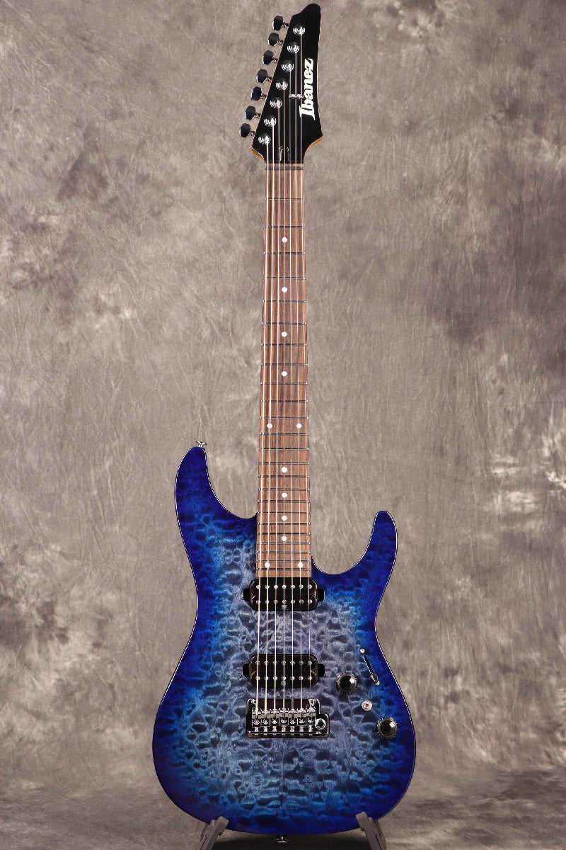 [SN I230310607] Ibanez / Premium Series AZ427P2QM-TUB (Twilight Blue Burst) [7-string model][S/N I230310607][B-class outlet special price]. [80]