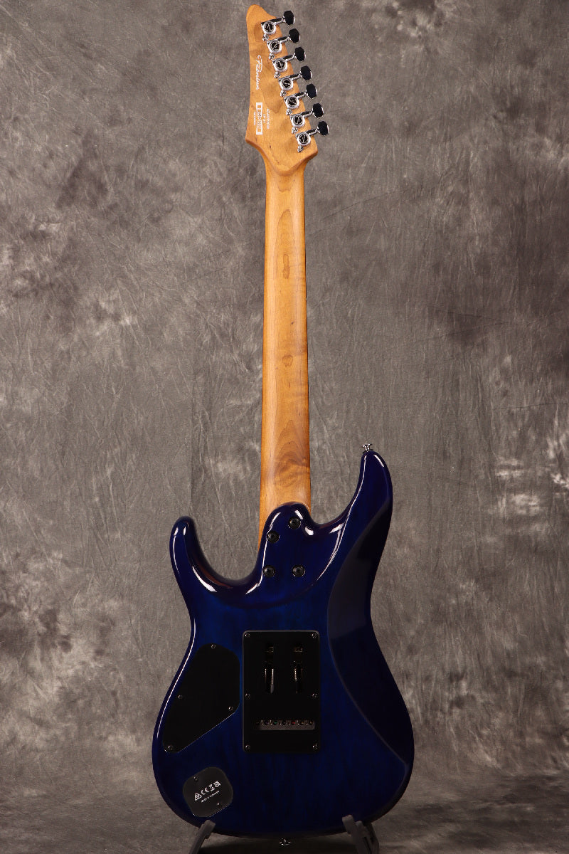 [SN I230310607] Ibanez / Premium Series AZ427P2QM-TUB (Twilight Blue Burst) [7-string model][S/N I230310607][B-class outlet special price]. [80]