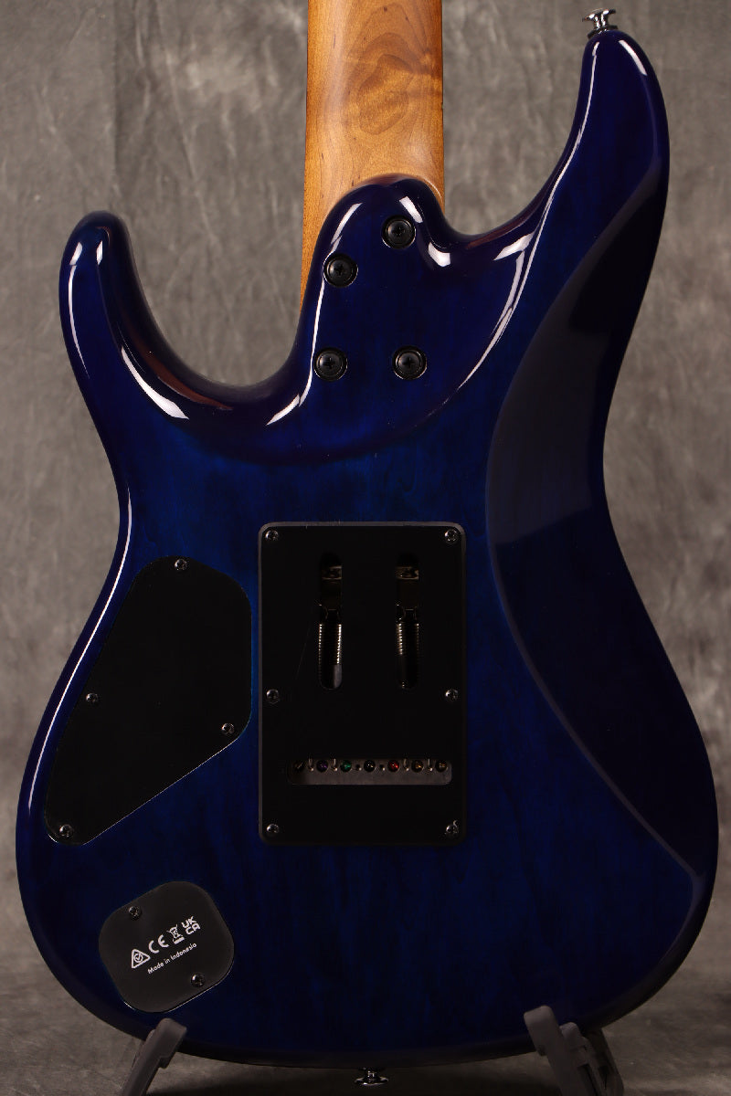 [SN I230310607] Ibanez / Premium Series AZ427P2QM-TUB (Twilight Blue Burst) [7-string model][S/N I230310607][B-class outlet special price]. [80]