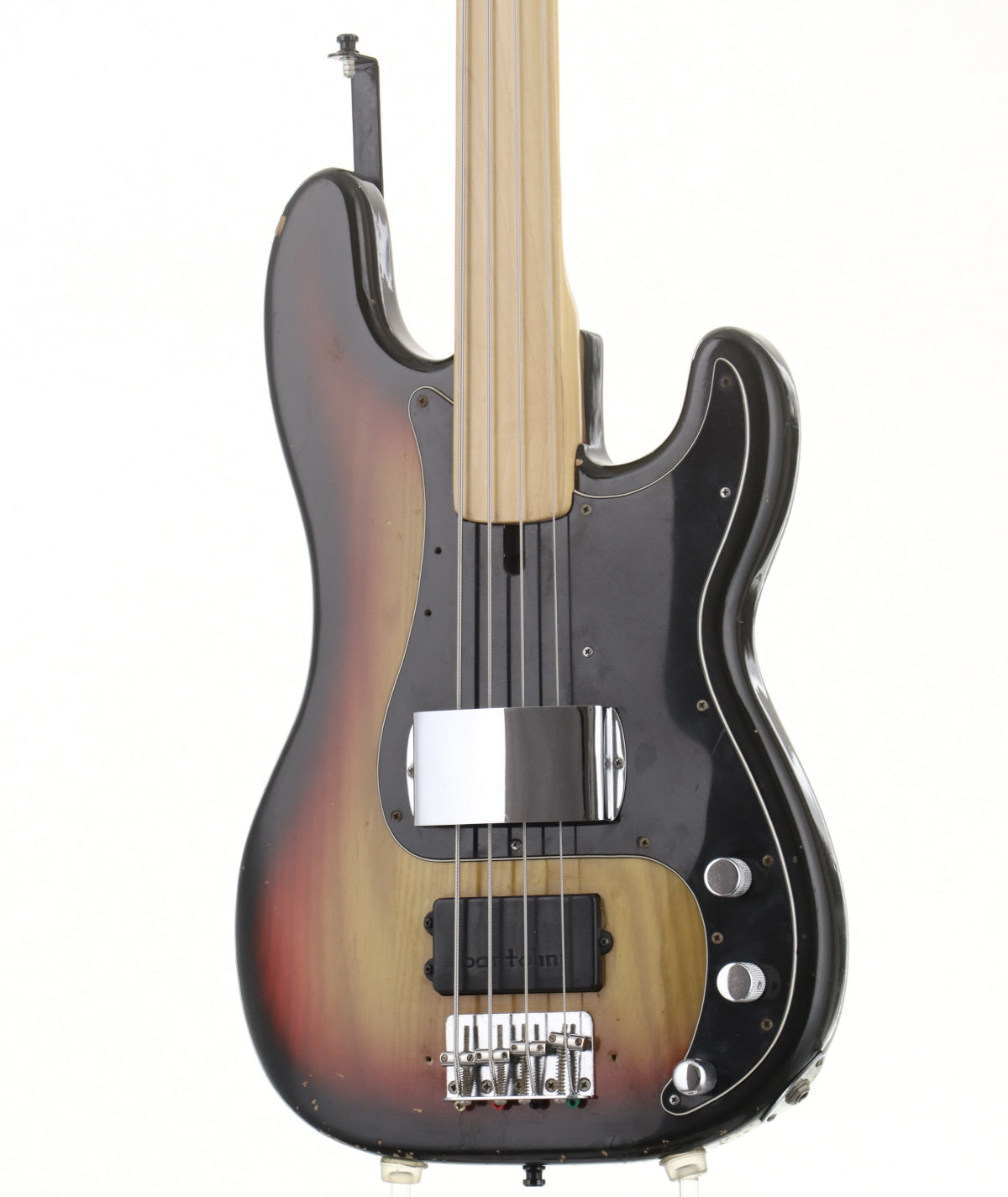 [SN S748624] USED FENDER / 1977 PRESISIONBASS FRETLESS SUNBURST MAPLE NECK [05]