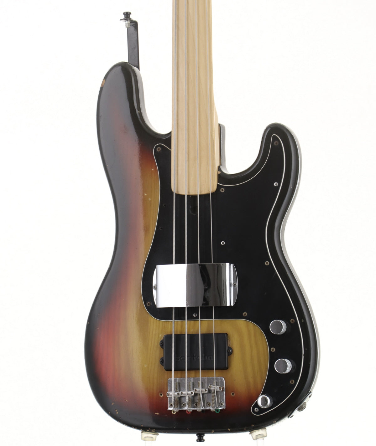 [SN S748624] USED FENDER / 1977 PRESISIONBASS FRETLESS SUNBURST MAPLE NECK [05]