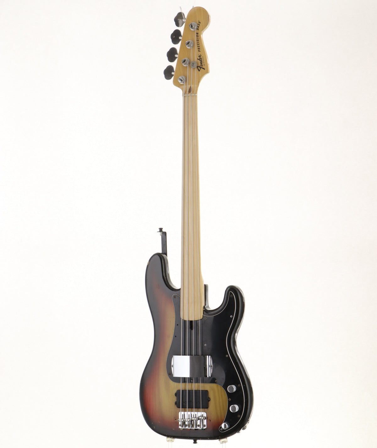 [SN S748624] USED FENDER / 1977 PRESISIONBASS FRETLESS SUNBURST MAPLE NECK [05]