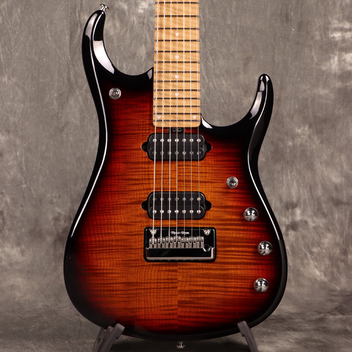 [SN K02725] Music Man / John Petrucci Signature JP15-7 M Tiger Eye 7-Strings Roasted Maple Top [3.49kg][S/N:K02725] [80]