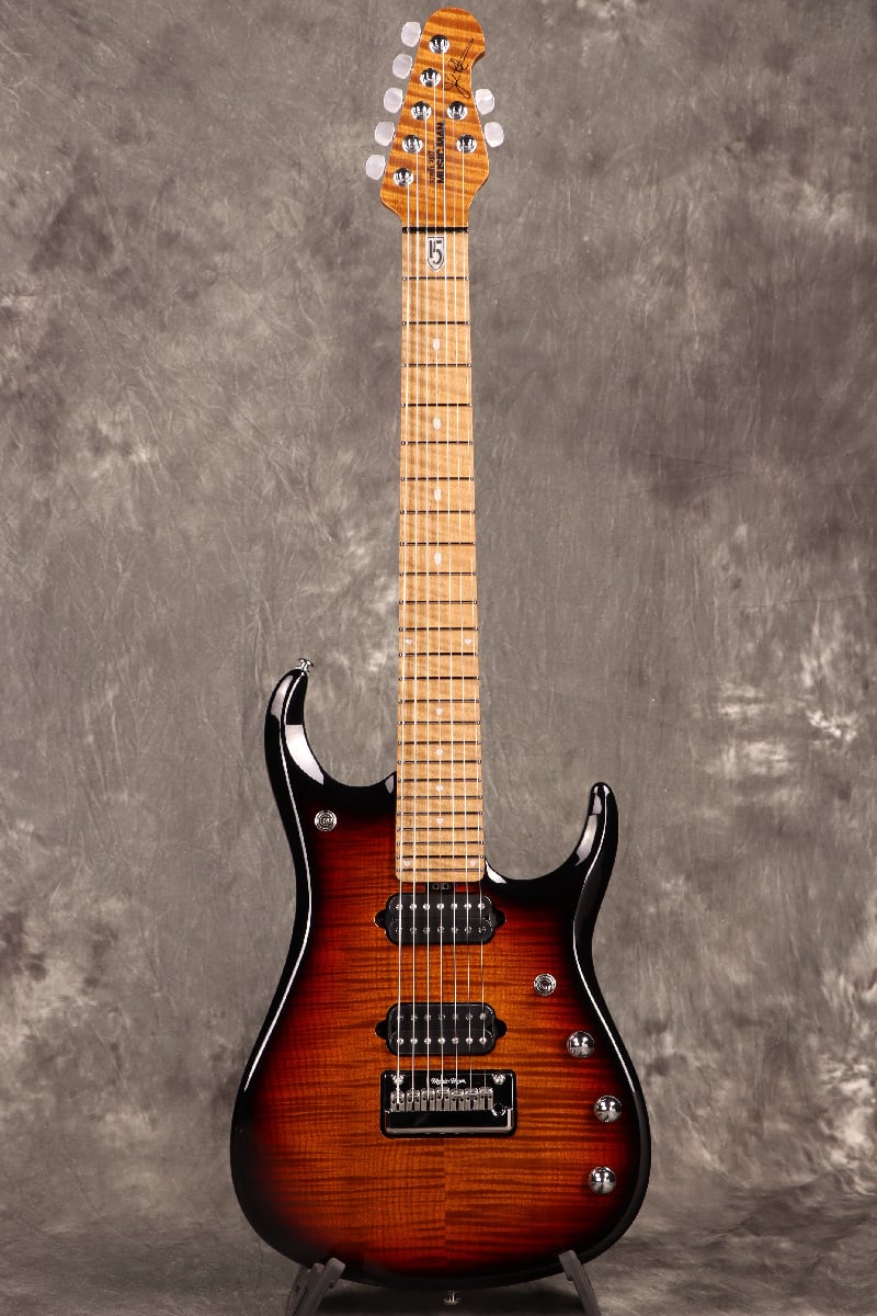 [SN K02725] Music Man / John Petrucci Signature JP15-7 M Tiger Eye 7-Strings Roasted Maple Top [3.49kg][S/N:K02725] [80]