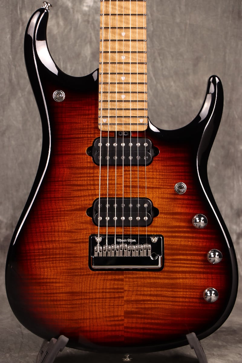 [SN K02725] Music Man / John Petrucci Signature JP15-7 M Tiger Eye 7-Strings Roasted Maple Top [3.49kg][S/N:K02725] [80]