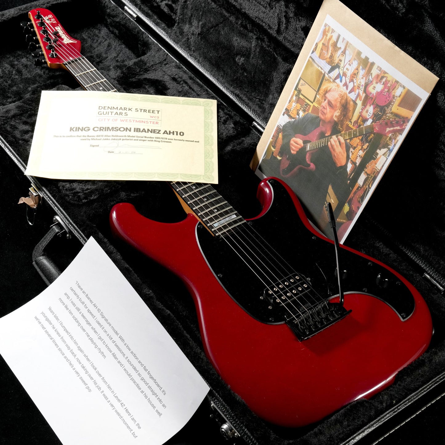 [SN H857078] USED IBANEZ / AH-10 ALLAN HOLDSWORTH MODEL PRE OWNED BY JAKKO JAKSYZK [05]