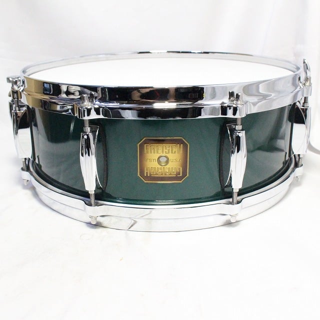 USED GRETSCH / FACTORY VINYARD GCS4157K Cadillac Green 14x5 Gretsch Snare Drum [08]