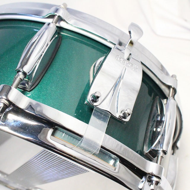 USED GRETSCH / FACTORY VINYARD GCS4157K Cadillac Green 14x5 Gretsch Snare Drum [08]