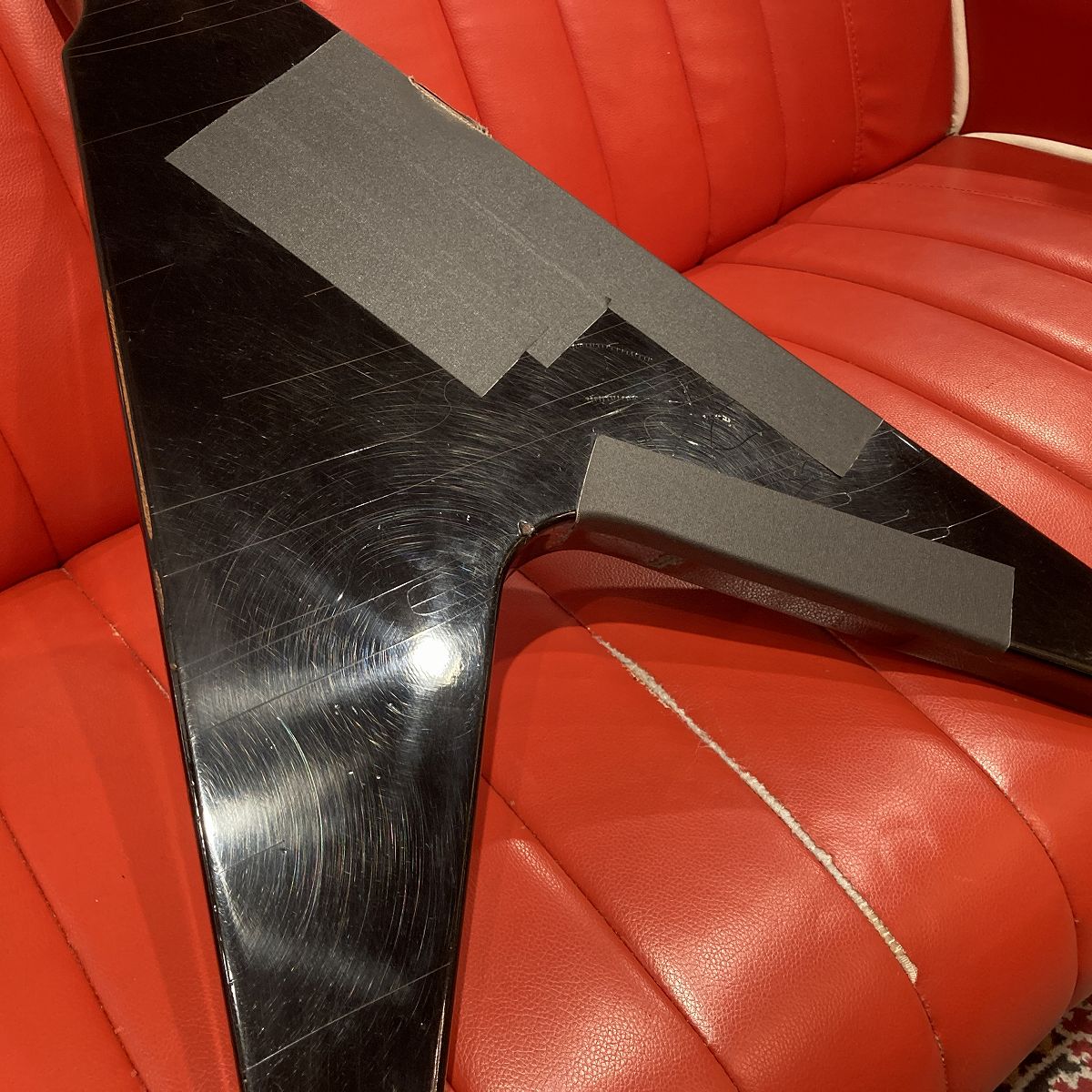 [SN 041] USED Gibson Custom Shop / Kirk Hammett Flying V Aged Ebony -2012- [04]