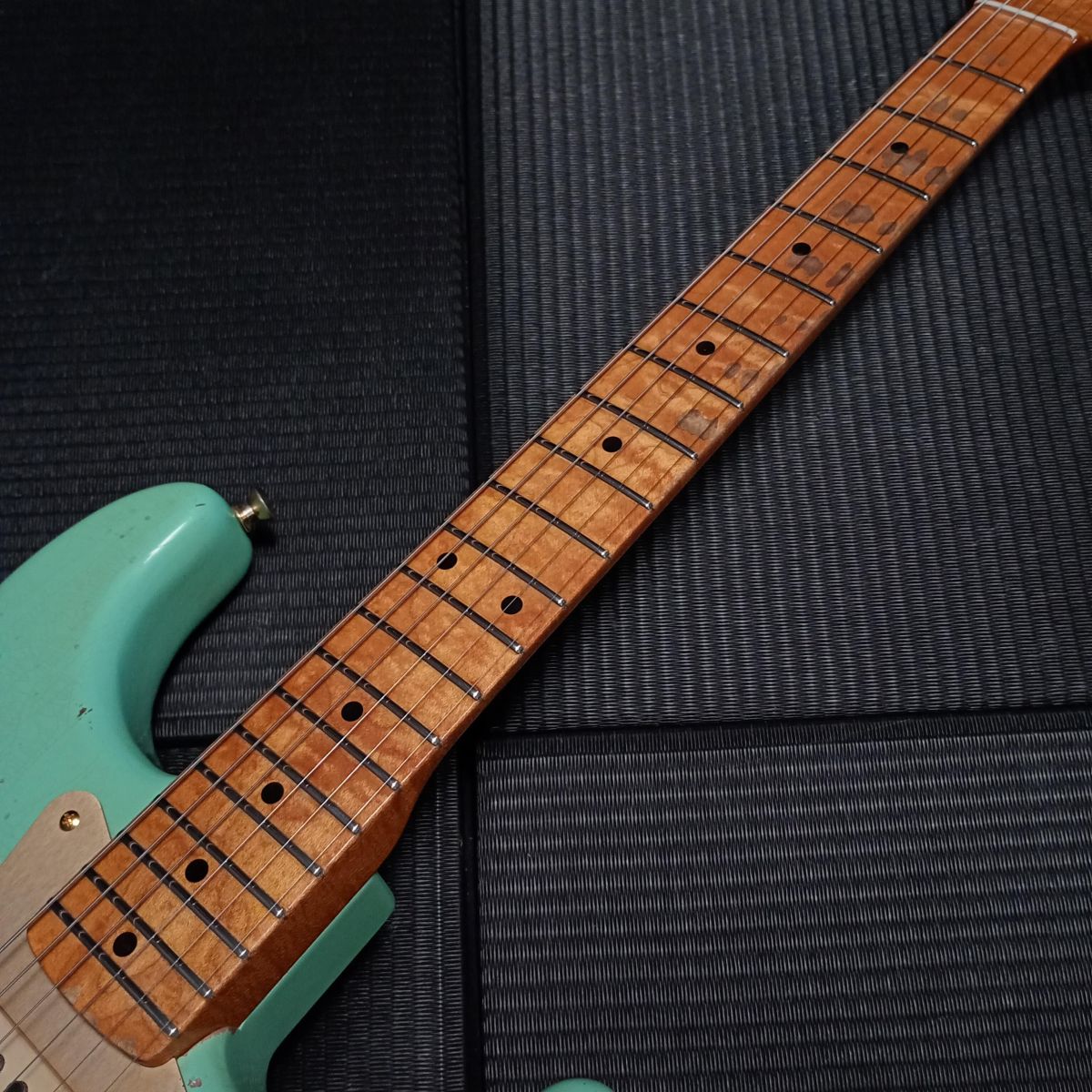 [SN CZ518049] USED Fender Custom Shop / 1956 Stratocaster Relic Gold Parts Surf Green [04]