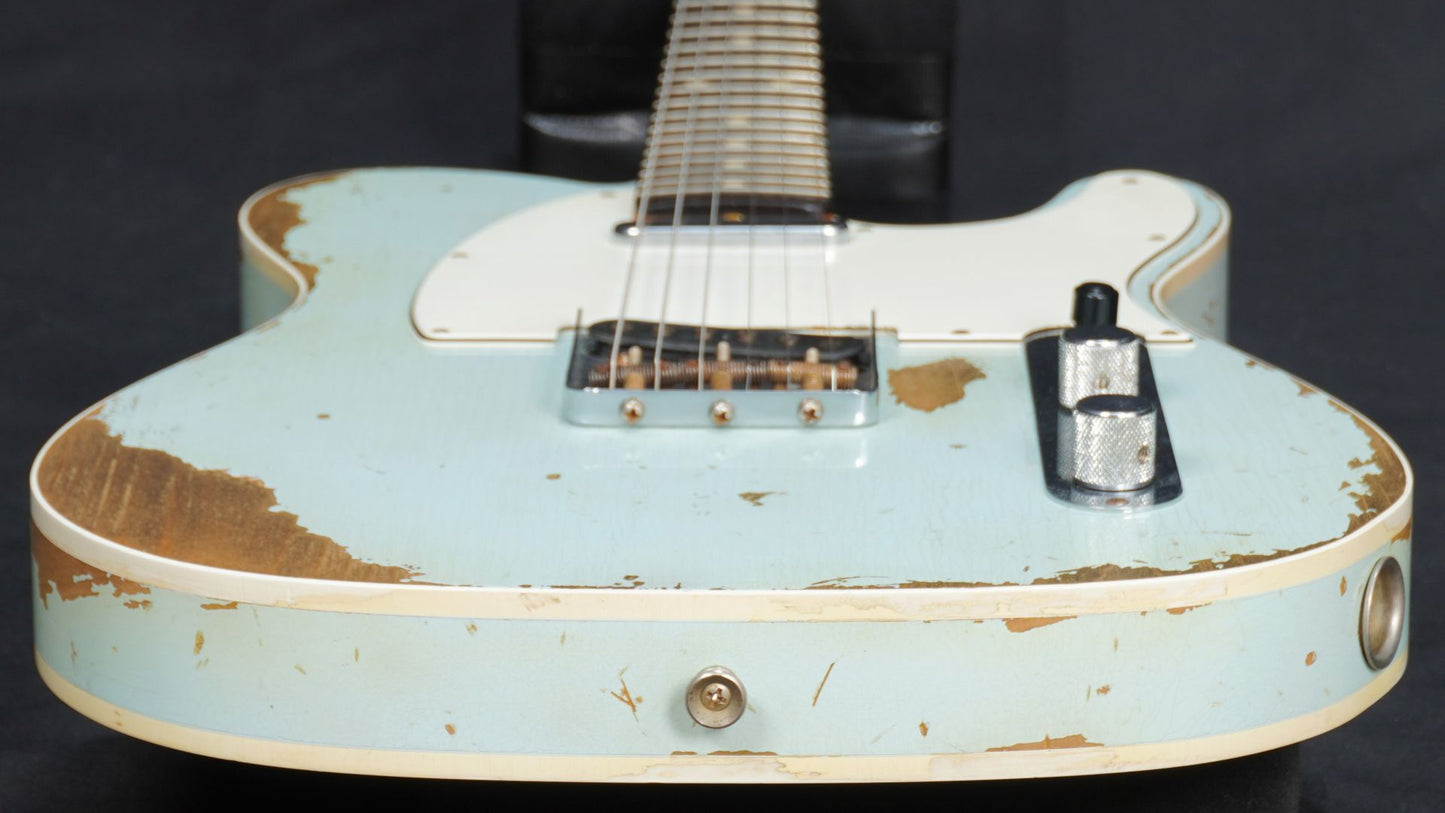 [SN R88253] USED Fender Custom Shop / 1960 Telecaster Custom Heavy Relic Sonic Blue -2017- [04]