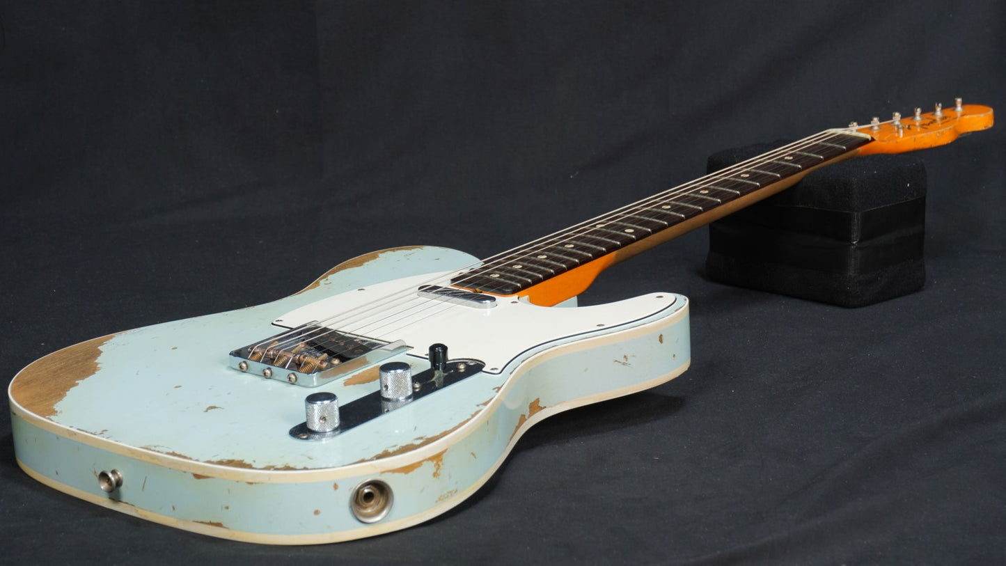 [SN R88253] USED Fender Custom Shop / 1960 Telecaster Custom Heavy Relic Sonic Blue -2017- [04]