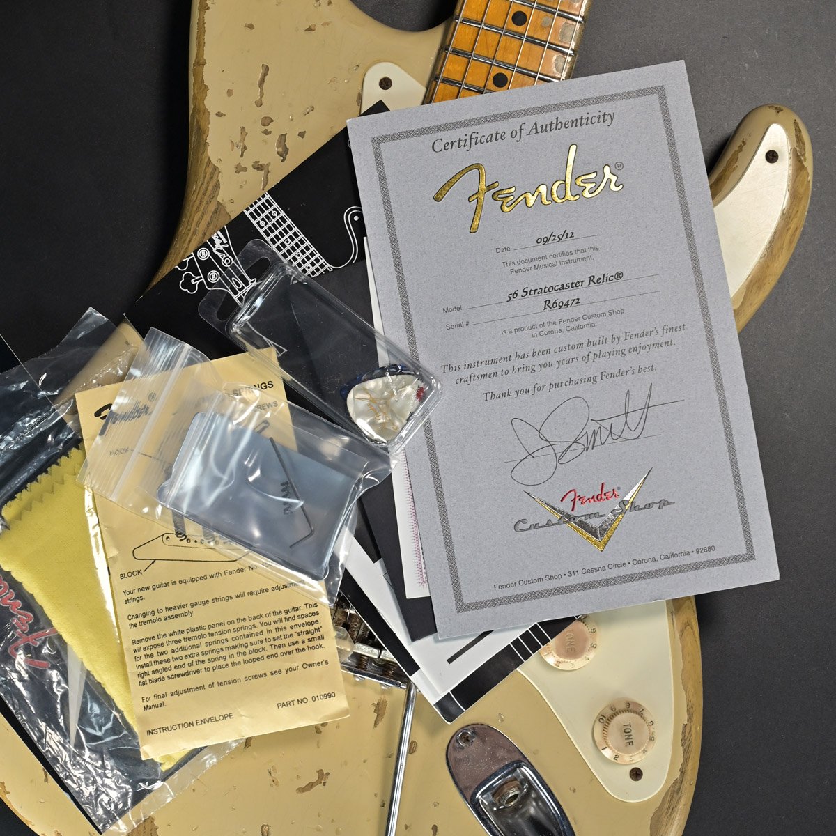 [SN R69472] USED Fender Custom Shop / MBS 1956 Stratocaster Ultimate Relic Desert Sand by Jason Smith 2012 [10]