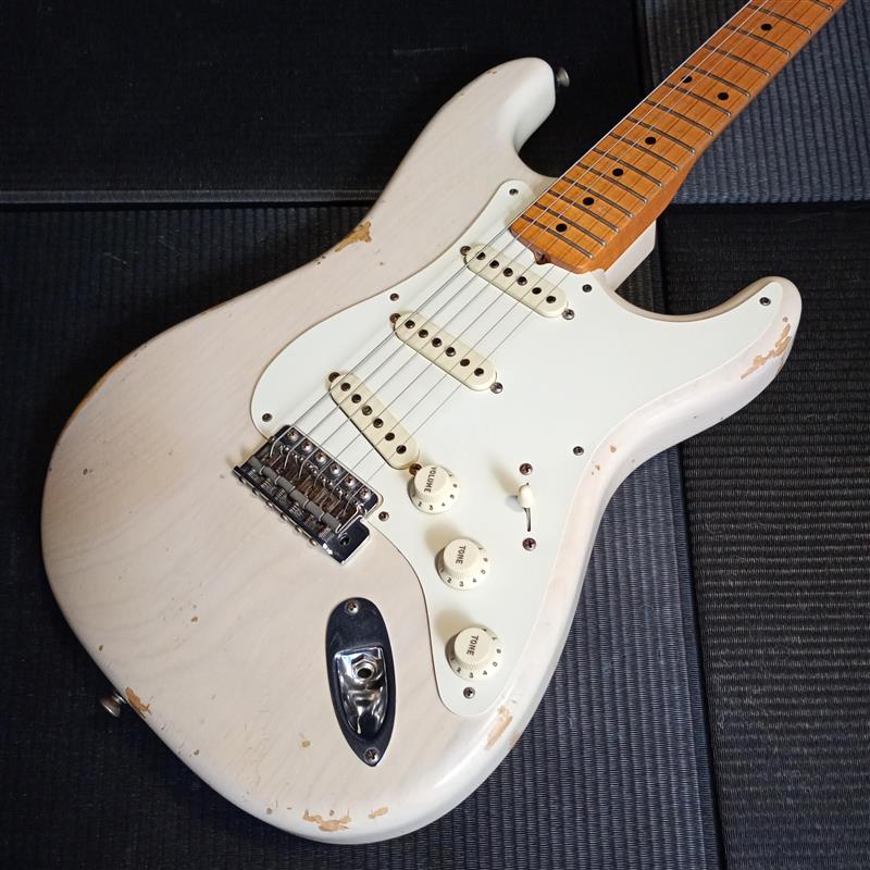 [SN R86595] USED Fender Custom Shop / 1957 Stratocaster Relic White Blonde-2016- [04]