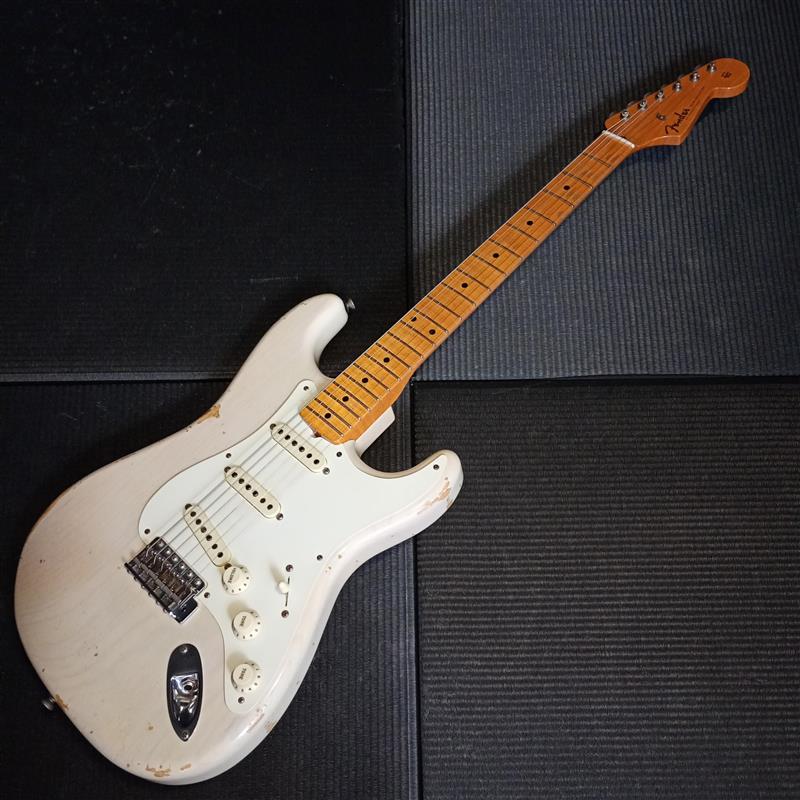 [SN R86595] USED Fender Custom Shop / 1957 Stratocaster Relic White Blonde-2016- [04]