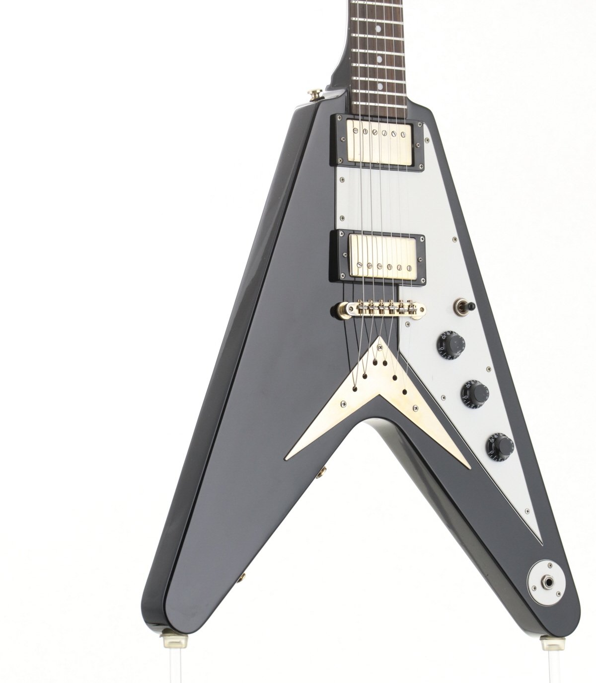 [SN 1008204086] USED Epiphone / '58 Korina Flying V Ebony [06]