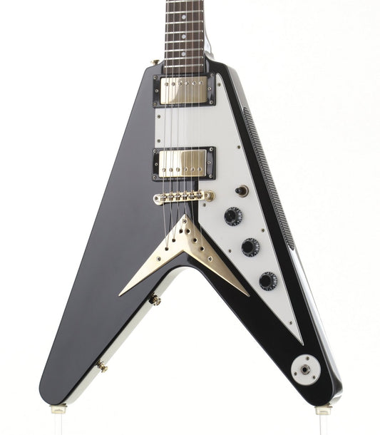 [SN 1008204086] USED Epiphone / '58 Korina Flying V Ebony [06]