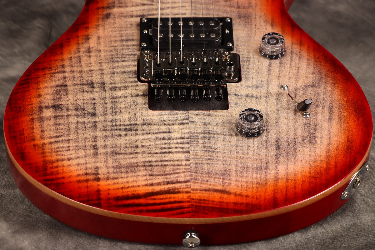 [SN CTIG071057] USED Paul Reed Smith (PRS) / 2024 SE Custom24 Floyd Charcoal Cherry Burst (CG) [S/N CTIG071057]. [80]
