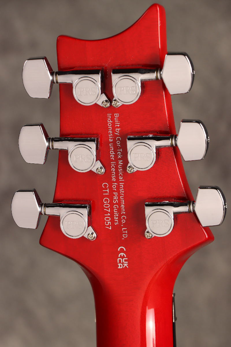 [SN CTIG071057] USED Paul Reed Smith (PRS) / 2024 SE Custom24 Floyd Charcoal Cherry Burst (CG) [S/N CTIG071057]. [80]