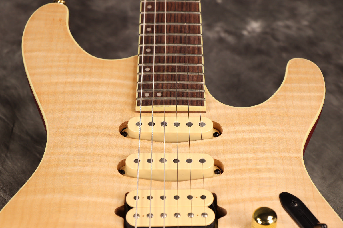 [SN I241208028] Ibanez / S Series SEW761FM-NTF Natural Flat Ibanez SSH Spec Flame Maple [S/N I241208028]. [80]