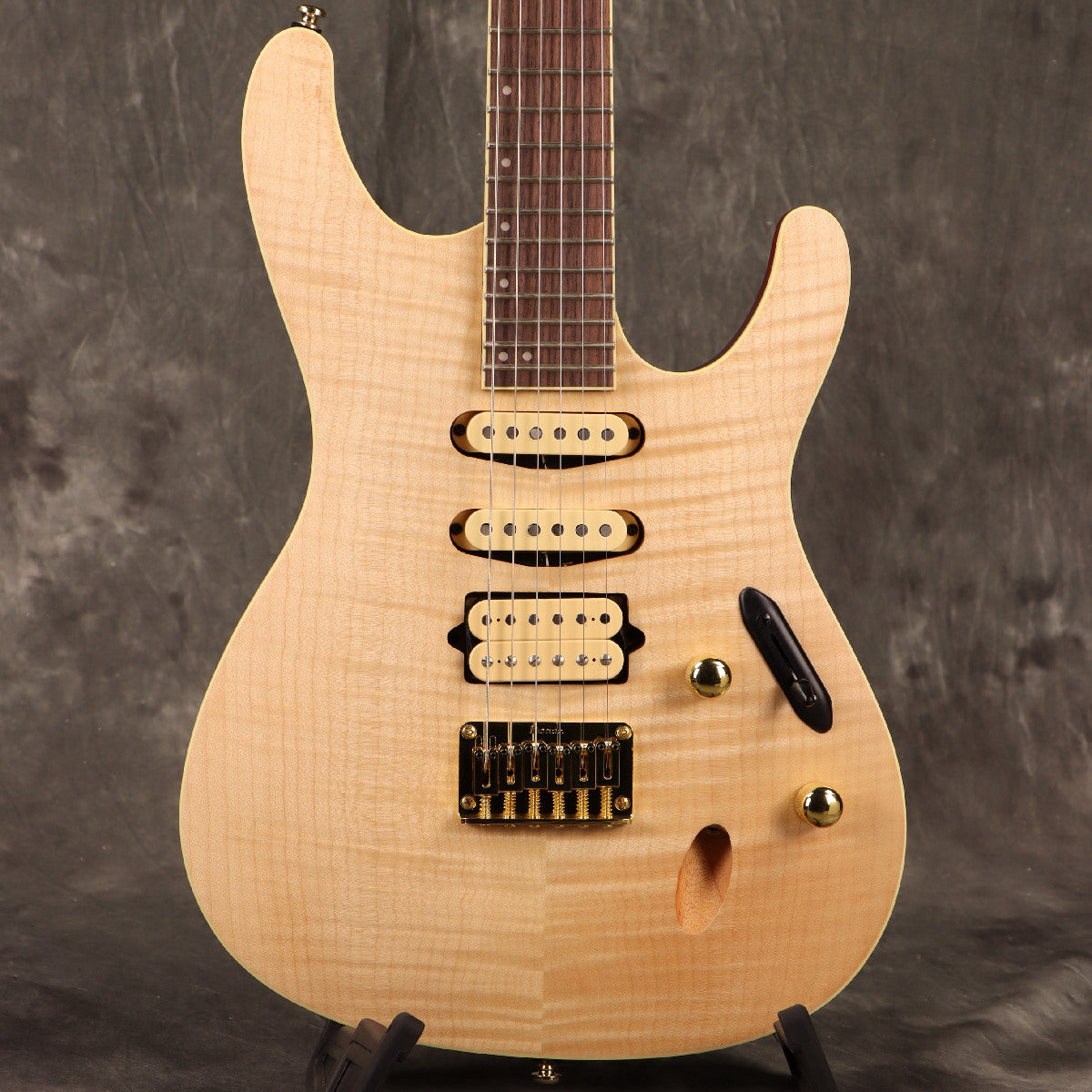 [SN I241208028] Ibanez / S Series SEW761FM-NTF Natural Flat Ibanez SSH Spec Flame Maple [S/N I241208028]. [80]