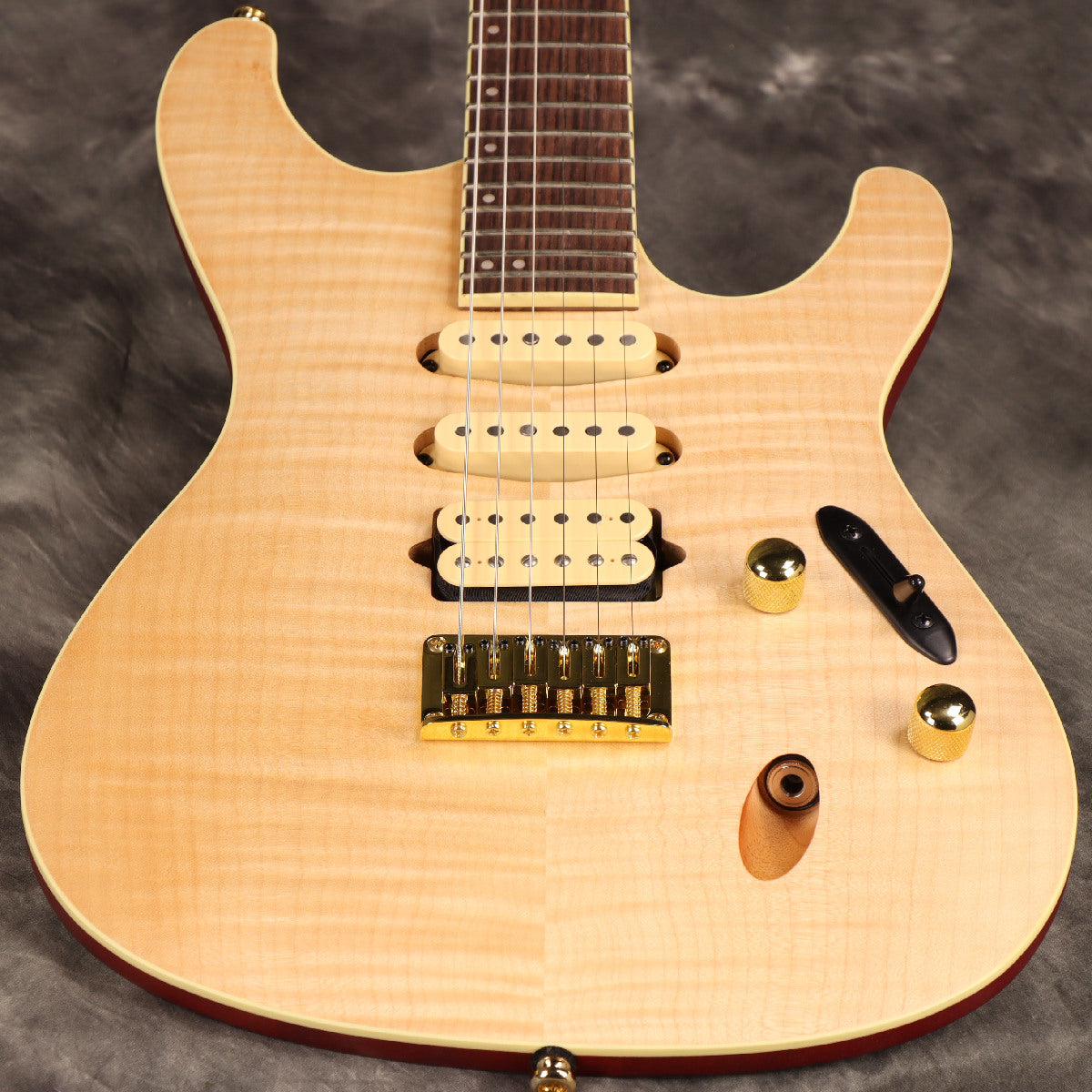 [SN I241208028] Ibanez / S Series SEW761FM-NTF Natural Flat Ibanez SSH Spec Flame Maple [S/N I241208028]. [80]