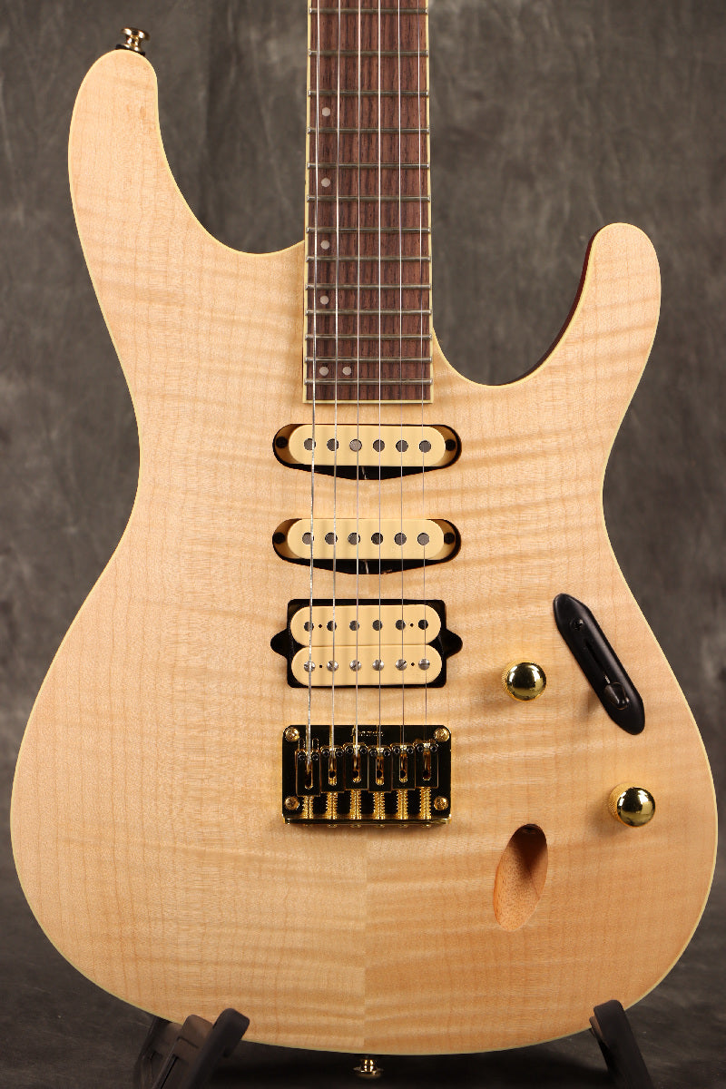 [SN I241208028] Ibanez / S Series SEW761FM-NTF Natural Flat Ibanez SSH Spec Flame Maple [S/N I241208028]. [80]