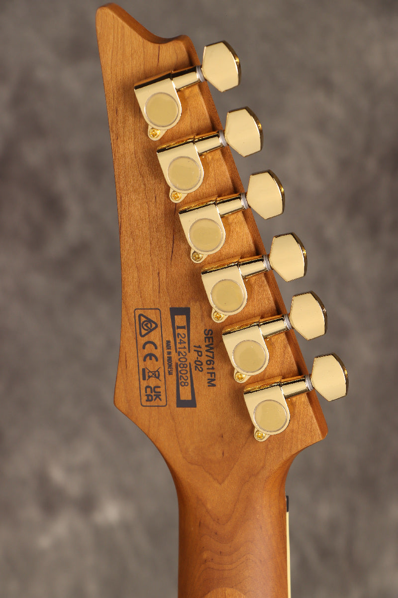 [SN I241208028] Ibanez / S Series SEW761FM-NTF Natural Flat Ibanez SSH Spec Flame Maple [S/N I241208028]. [80]